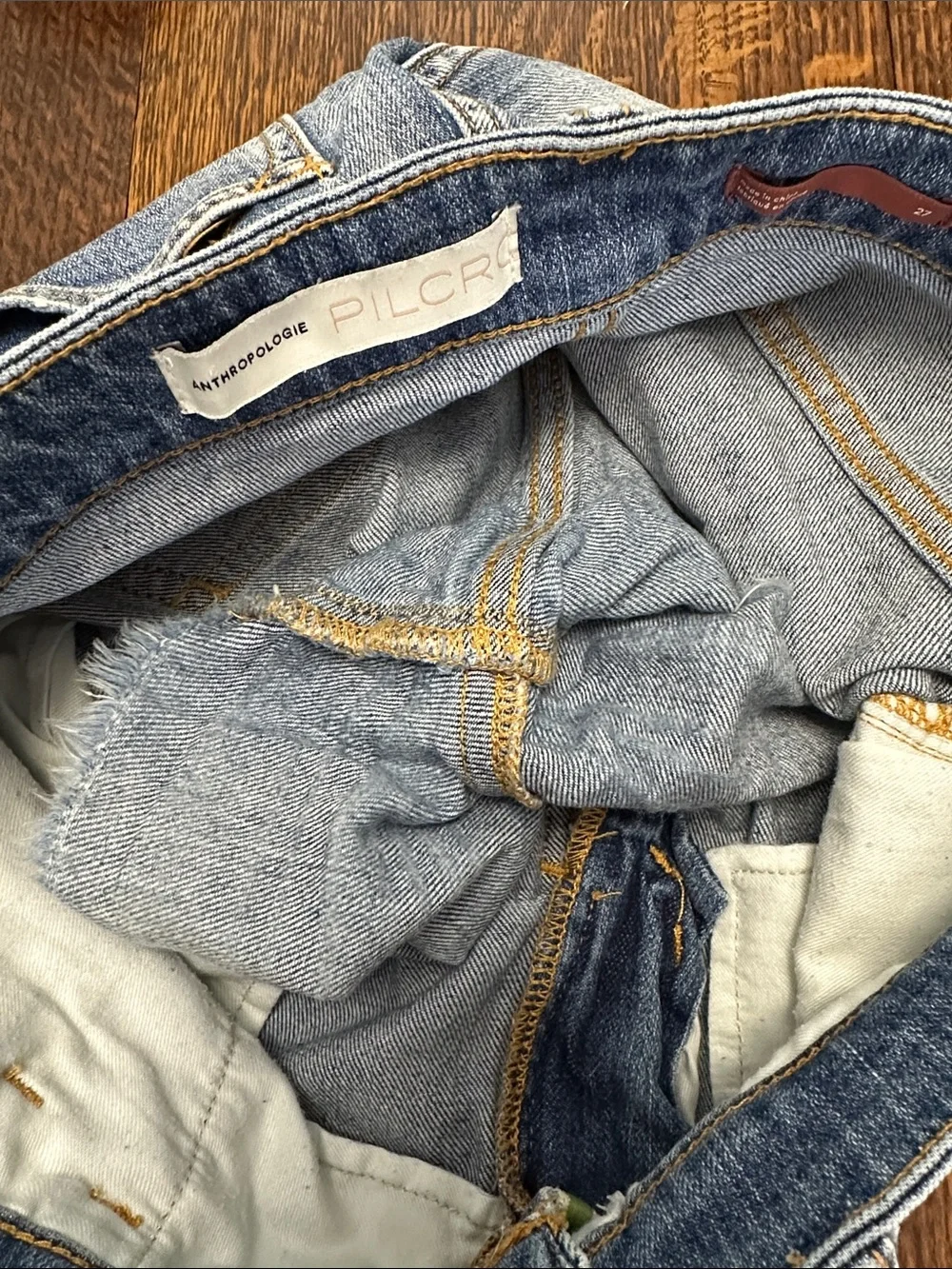 Anthropologie Pilcro High Waisted Distressed Shorts - Picture 7 of 10
